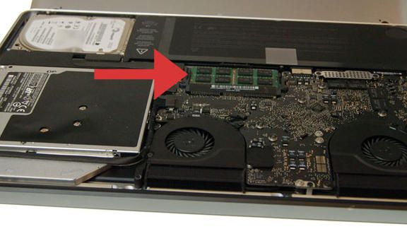 sostituire ram macbook
