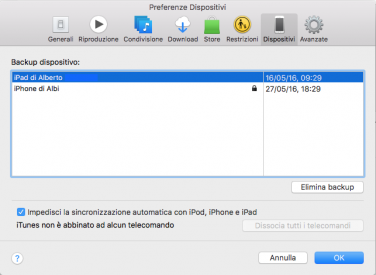 Come eliminare i backup dell’iPhone vecchi