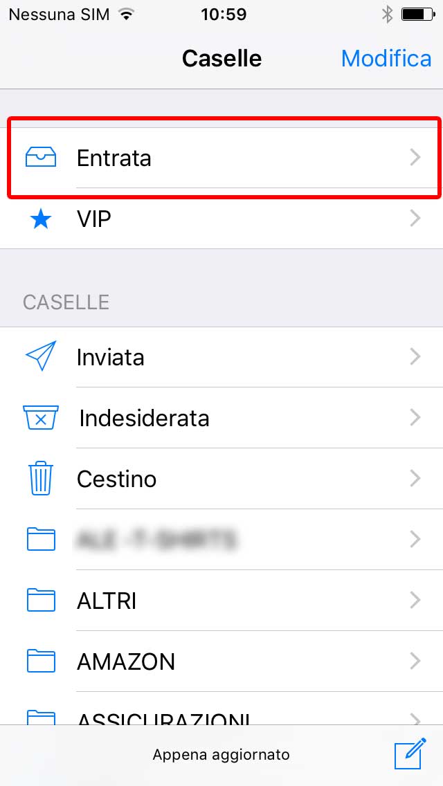 Come aggiungere un account in Mail su iPhone