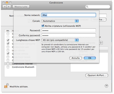 condividere connessione mac con iphone