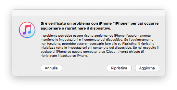 Recovery Mode iTunes