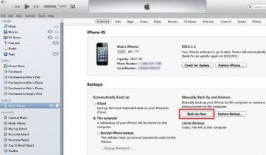 Tutorial: Come fare il backup di iPhone prima di iOS 7