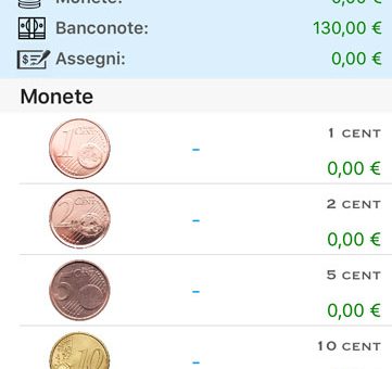Money List app iPhone