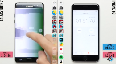 Speed Test: iPhone 6S più veloce di Galaxy Note 7 (VIDEO)