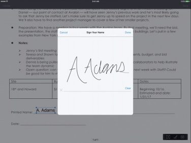 Dropbox per iOS adesso supporta la firma di PDF