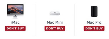 Mancano gli aggiornamenti: quale Mac comprare