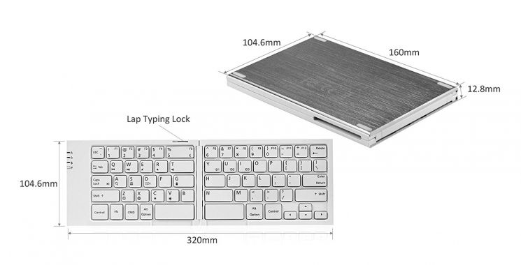 Tastiera Perixx Periboard 805 per iphone